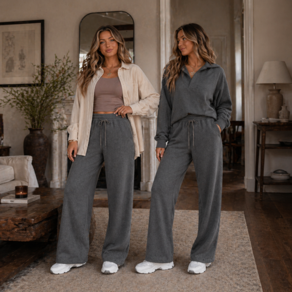 Medium Grey Relaxed Fit Sweatpants